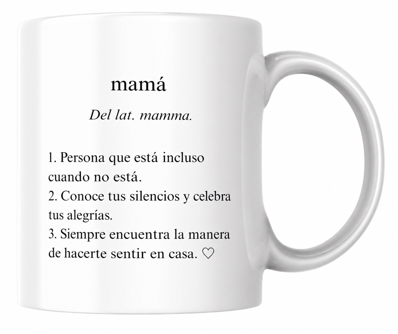 Taza Definición Mamá de Fornells Studio